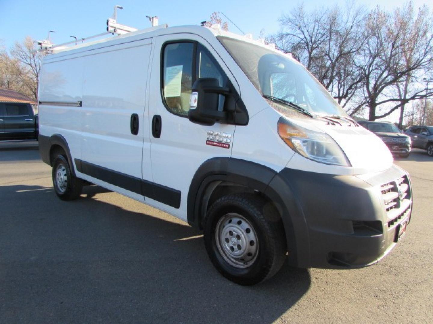 2016 White /Gray Cloth Ram Promaster 1500 Low Roof Tradesman 136-in. WB (3C6TRVAGXGE) with an 3.6L V6 engine, 6A transmission, located at 4562 State Avenue, Billings, MT, 59101, (406) 896-9833, 45.769516, -108.526772 - 2016 RAM Promaster 1500 Low Roof Cargo Van - Montana unit! 3.6 V6 24 valve engine - 6 speed automatic transmission - front wheel drive - 158,985 miles - Inspected and serviced - copy of inspection and work performed as well as complete history report provided - Ready to go to work today! Air c - Photo#4